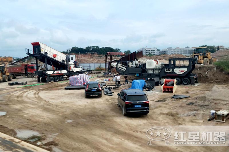 移動式建筑廢料粉碎機 移動式建筑廢料粉碎機