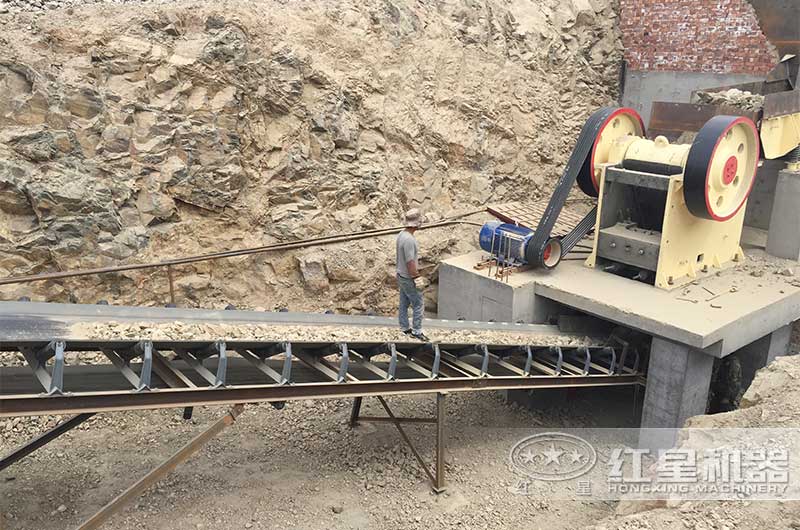 PE-750×1060顎破機現場