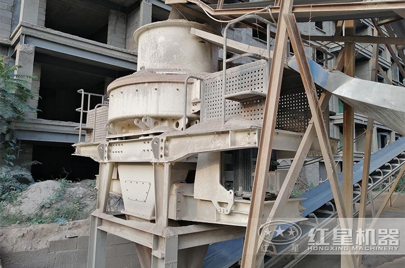 制砂機現(xiàn)場