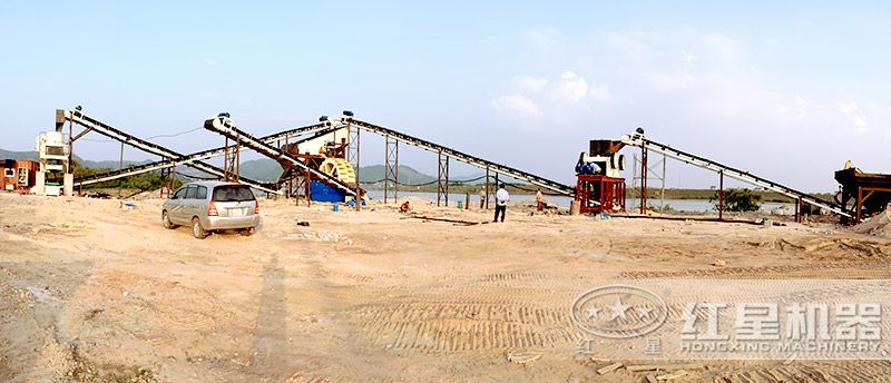 固定式機(jī)制砂生產(chǎn)線（制砂機(jī)為核心設(shè)備）