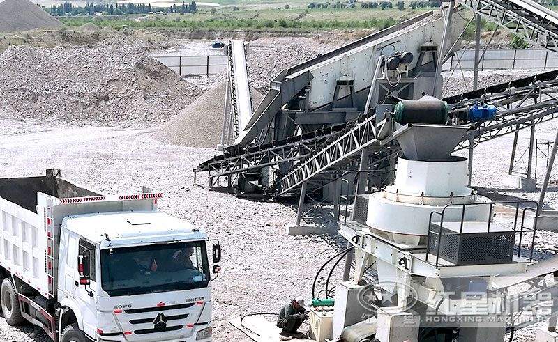 湖南制砂生產(chǎn)現(xiàn)場