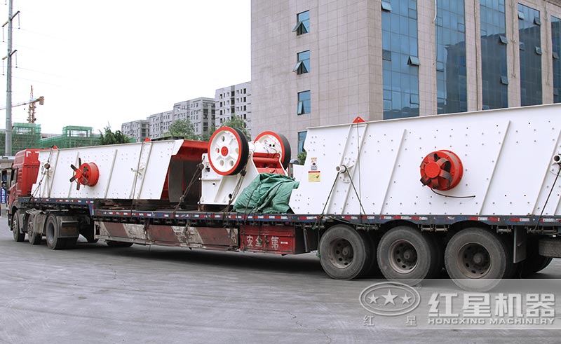 紅星石英砂破碎機發貨圖