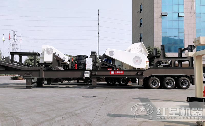 移動錘式青石粉碎機廠區圖