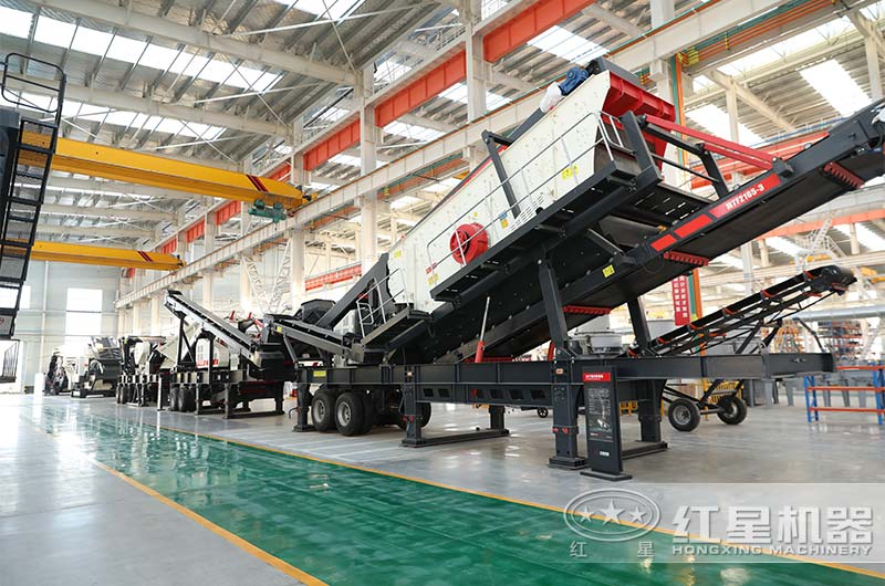 紅星機器移動建筑垃圾破碎機廠家