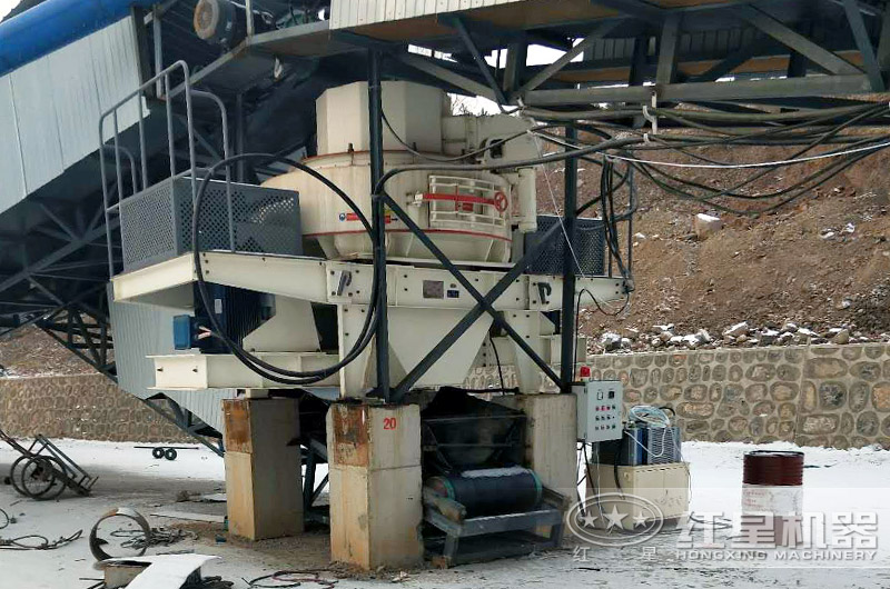 制砂機生產(chǎn)線現(xiàn)場實拍