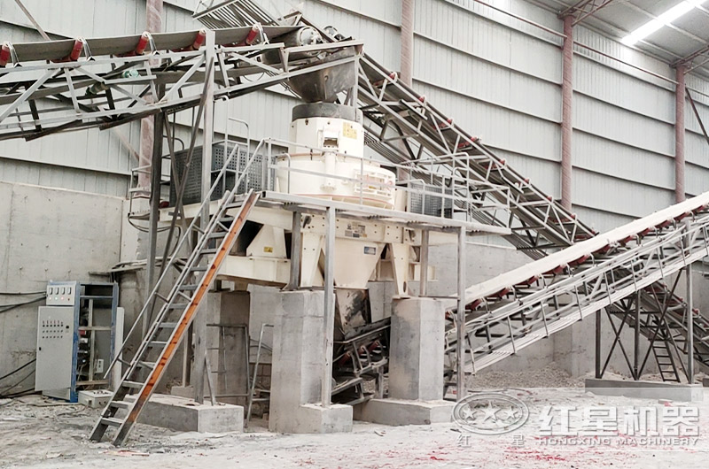 制砂機現(xiàn)場