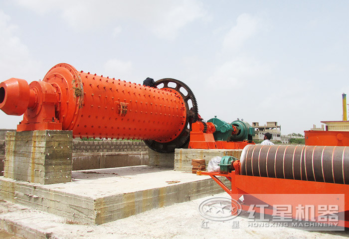 球磨機與濕式磁選機