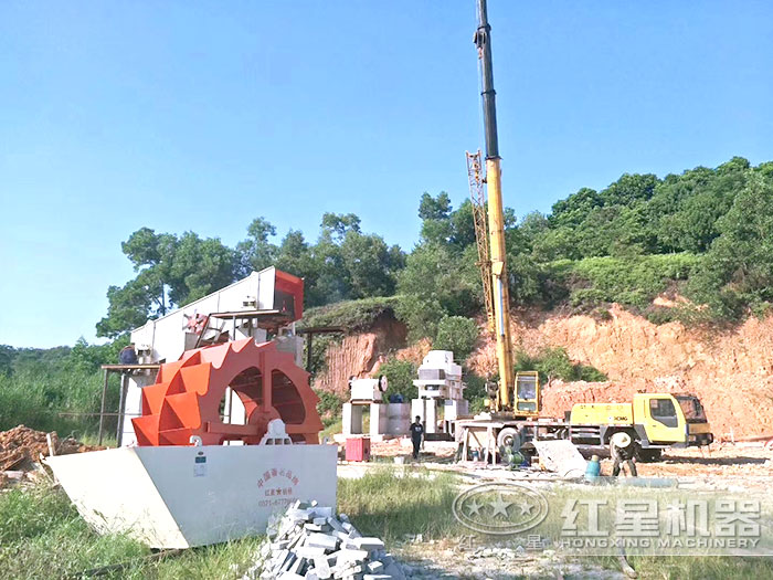 洗沙生產線搭建 洗沙生產線搭建