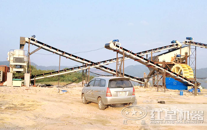 HVI制砂機配置輪斗洗砂機 HVI制砂機配置輪斗洗砂機