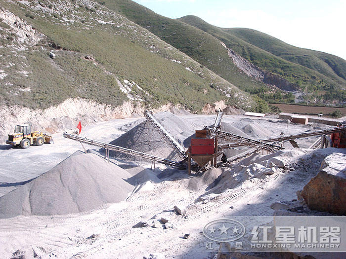 制沙機(jī)制成的沙子