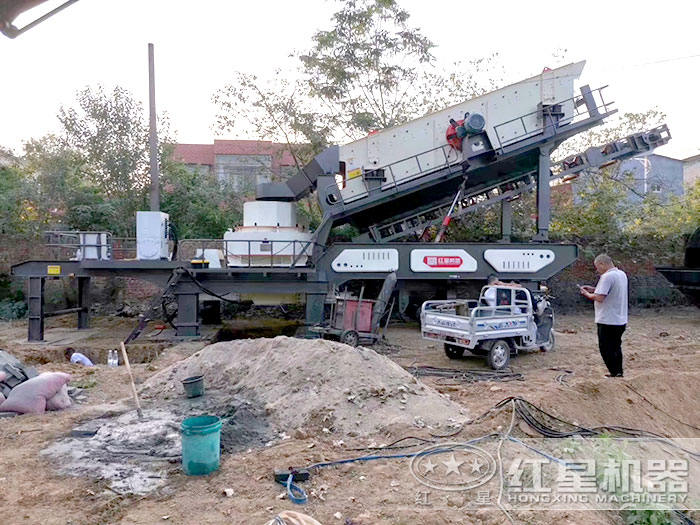 車載移動制砂機