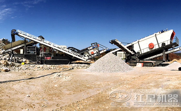 履帶顎式破碎機+履帶圓錐式破碎機 履帶顎式破碎機+履帶圓錐式破碎機