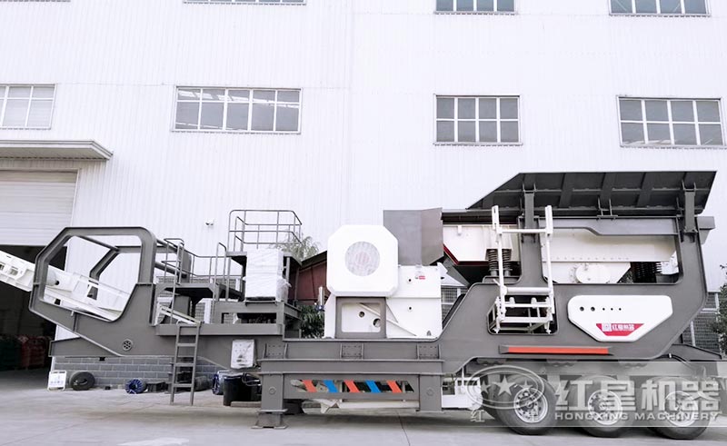 移動(dòng)的顎式石頭破碎機(jī)
