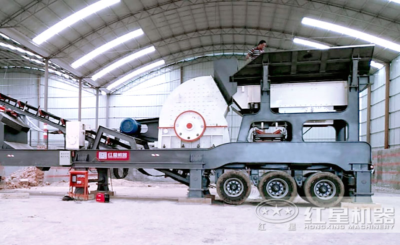 輪胎移動式煤炭破碎機