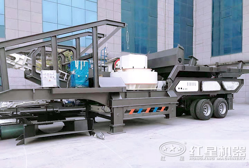 大型車載移動(dòng)式粉石機(jī)搭載制砂機(jī) 大型車載移動(dòng)式粉石機(jī)搭載制砂機(jī)