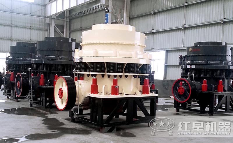 全液壓、復合式以及彈簧式圓錐破碎機工作原理一樣，結(jié)構(gòu)自成一體