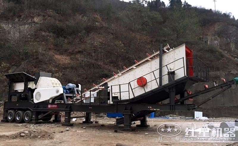 移動錘式破碎生產線 移動錘式破碎生產線