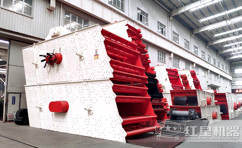 將大小物料進(jìn)行區(qū)分的振動篩