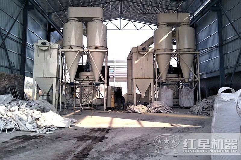 石灰石磨粉生產(chǎn)線案例