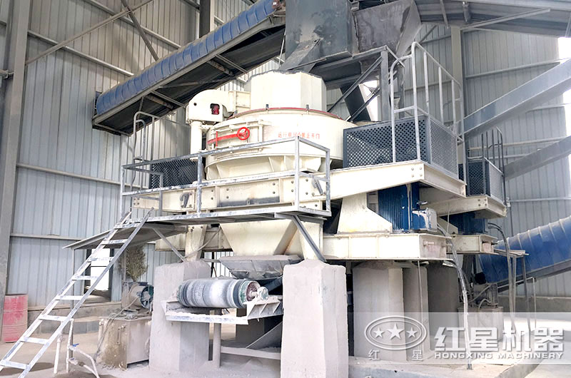 制砂機生產現場實拍