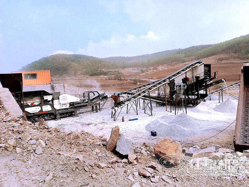 移動制砂機作業現場
