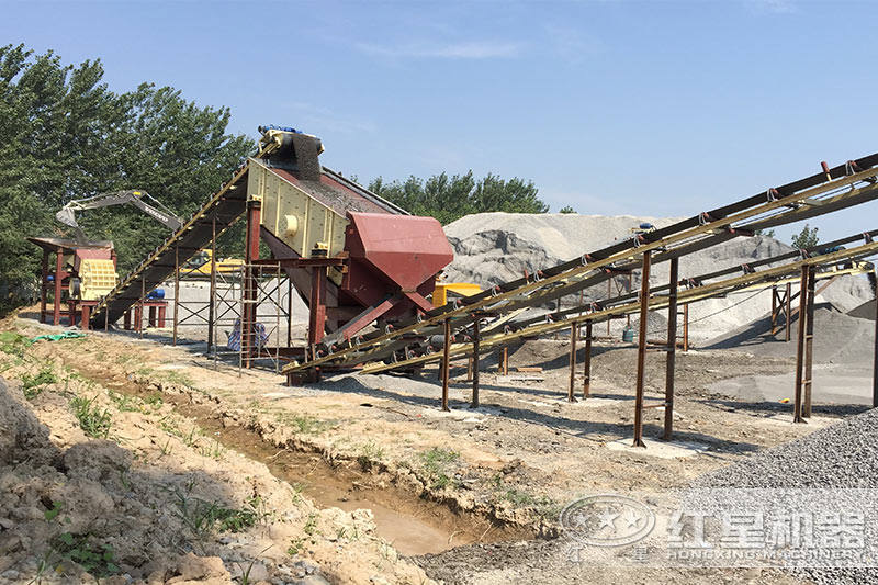 河南石料生產(chǎn)現(xiàn)場