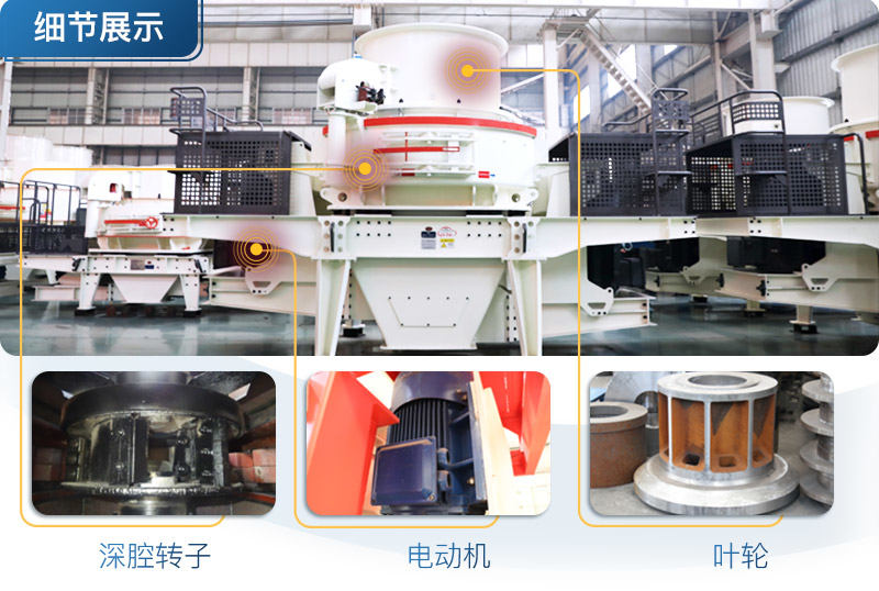 HVI制砂機內部組成