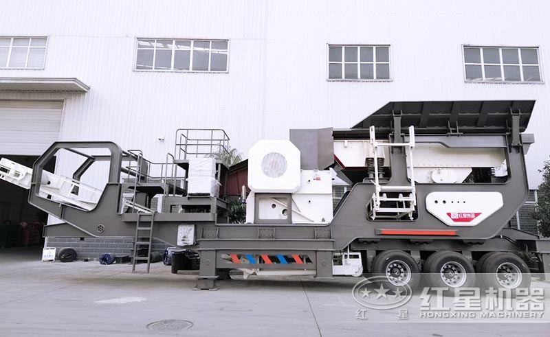 輪胎式建筑垃圾破碎機 輪胎式建筑垃圾破碎機