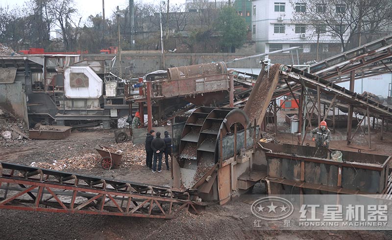 建筑垃圾處理設備加上洗砂機,效果更好 建筑垃圾處理設備加上洗砂機,效果更好