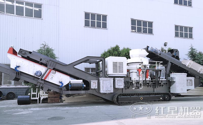 履帶式式移動(dòng)破碎站廠區(qū)圖 履帶式式移動(dòng)破碎站廠區(qū)圖