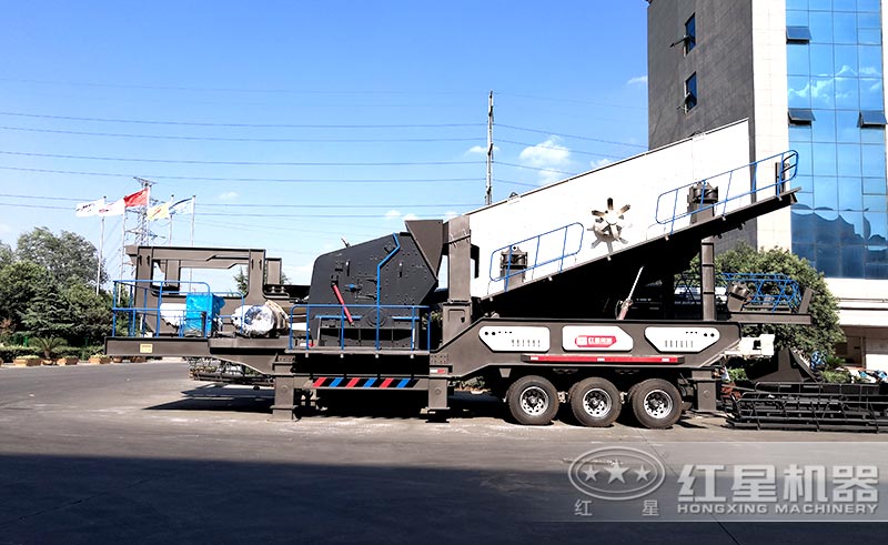 移動反擊破碎機廠區圖