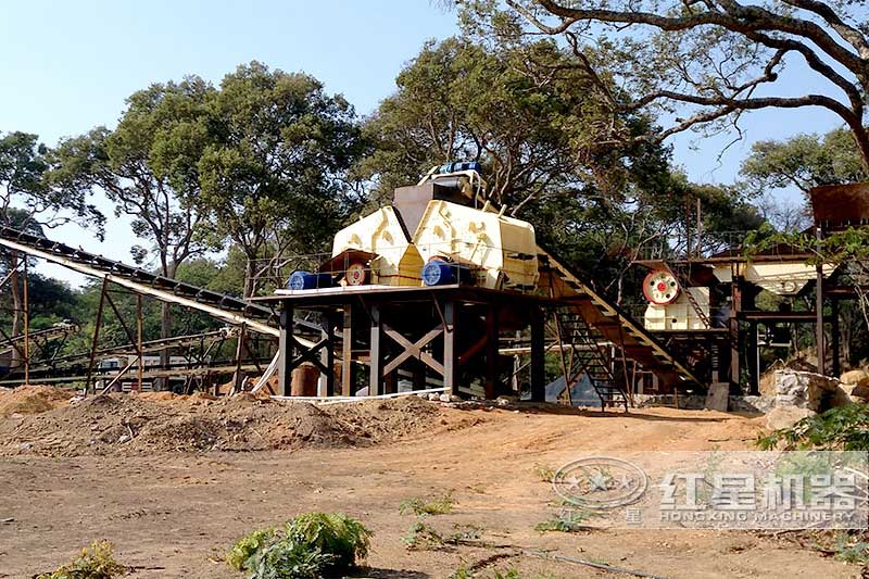 海南砂石廠現場實拍