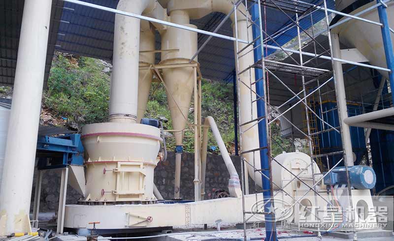 山西微粉磨生產(chǎn)現(xiàn)場