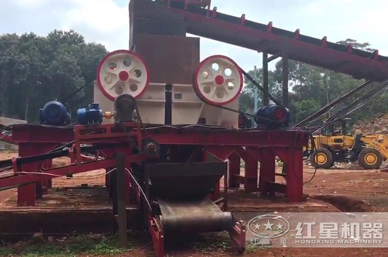 小型鄂破生產線現場 小型鄂破生產線現場