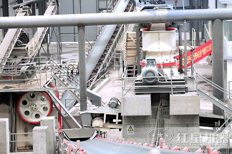 江蘇客戶圓錐破作業(yè)現(xiàn)場