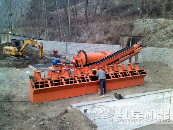 浮選機(jī)生產(chǎn)現(xiàn)場