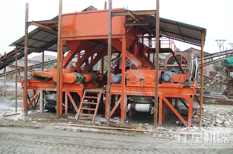 貝殼破碎機現場高清大圖