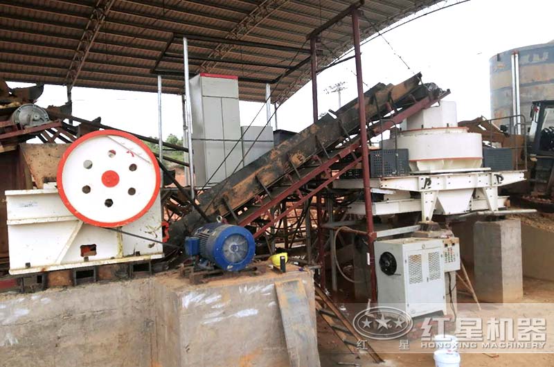 顎破+圓錐破+制砂機生產線 顎破+圓錐破+制砂機生產線