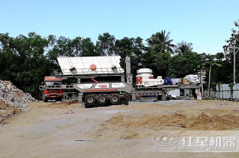 移動碎石站現場實拍