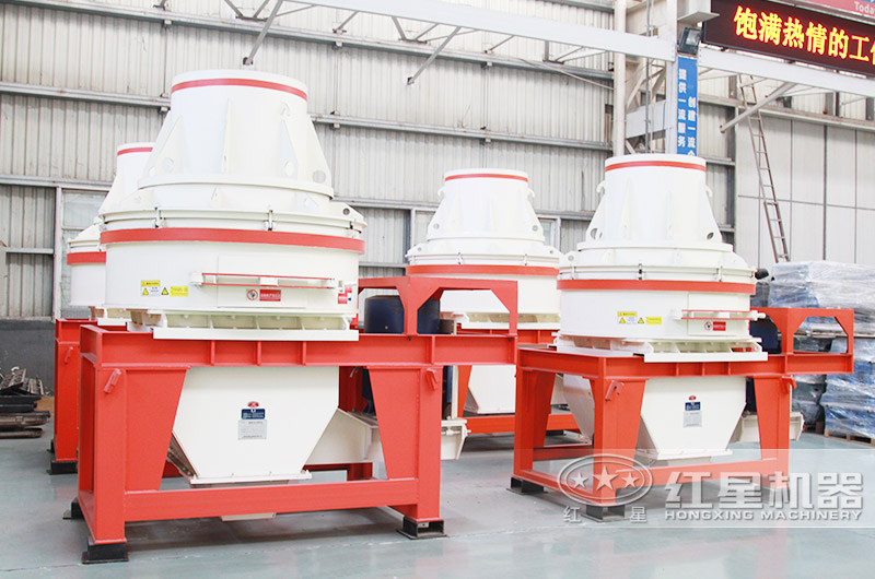 鵝卵石制砂機(jī)HX06、HX07，體積小，性價(jià)比高