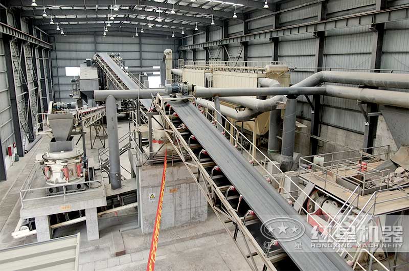 大型時產500噸碎石場車間設備實拍