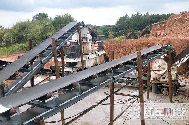 制砂生產線安裝現場