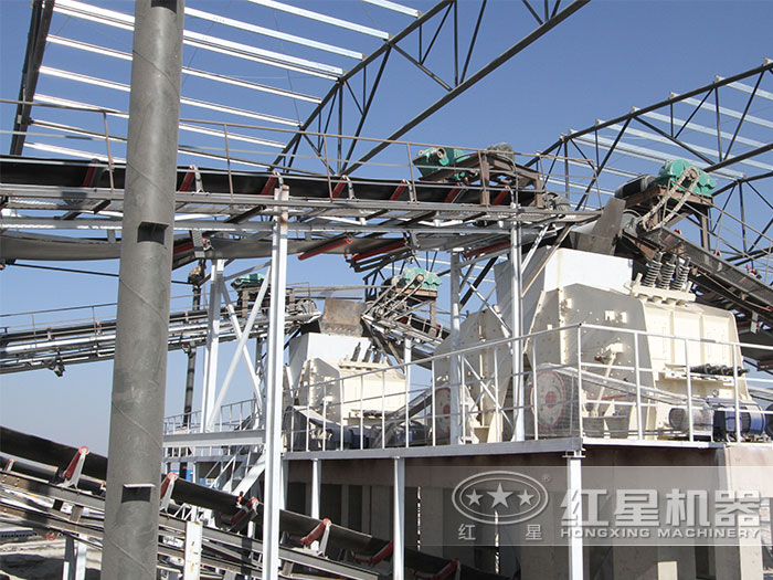 河北大型砂石生產線現場 河北大型砂石生產線現場