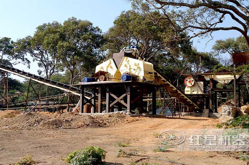 河北日產1000噸石料破碎生產線