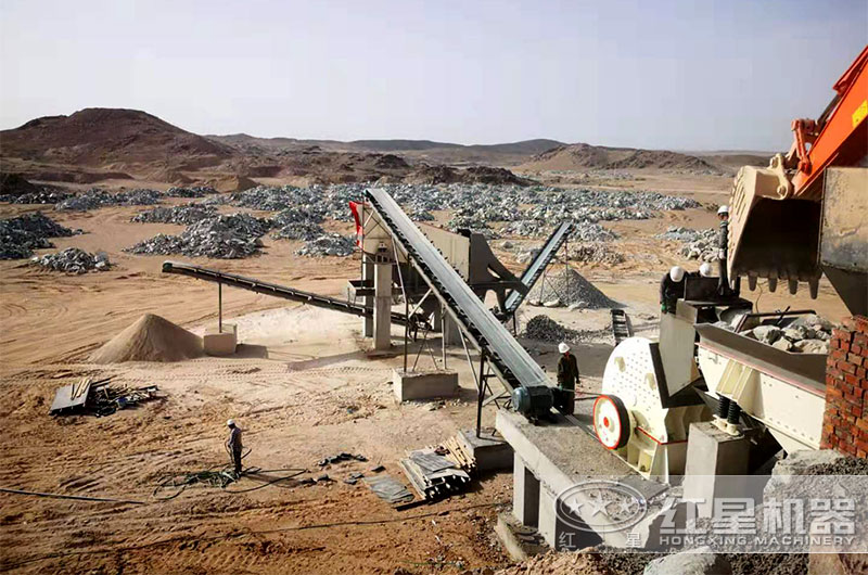 石灰巖簡易制砂生產線可用重錘式破碎機 石灰巖簡易制砂生產線可用重錘式破碎機