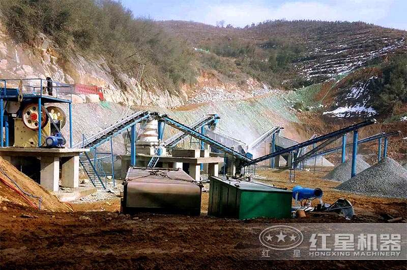 砂石同出制砂生產線現場 砂石同出制砂生產線現場