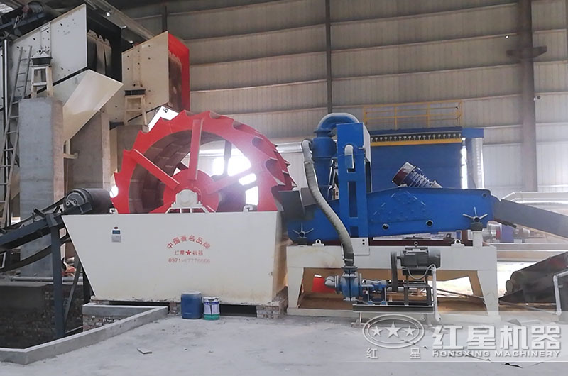 洗沙機組合作業處理石粉 洗沙機組合作業處理石粉