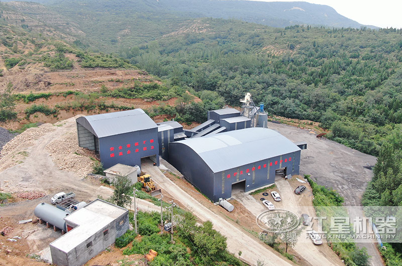 登封時產700-800噸石灰石加工廠