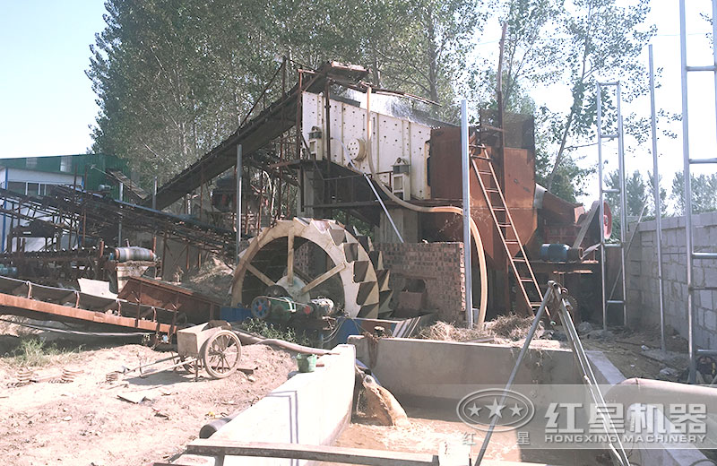 紅星洗砂現場展示