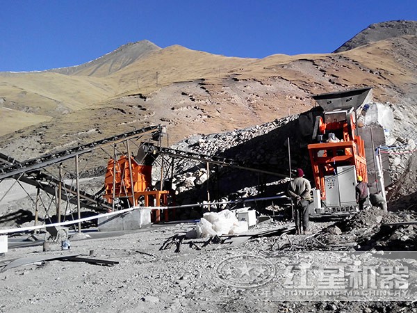 綠色砂石生產線